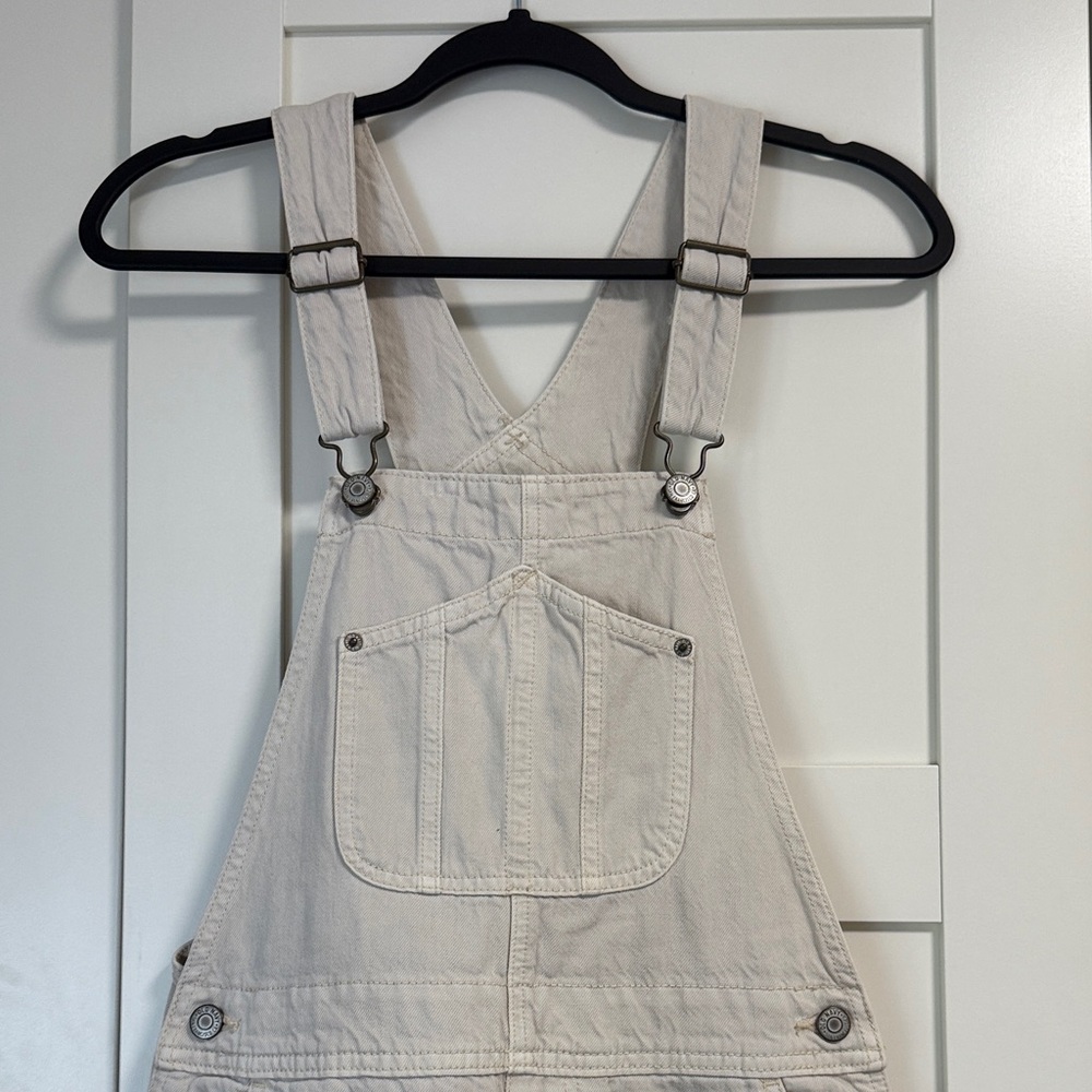 Old Navy Women's Light Beige Overalls - Picture 2 of 5